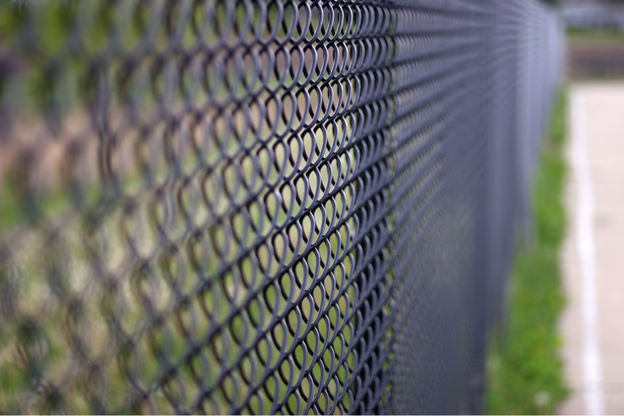 Chain link fencing installation