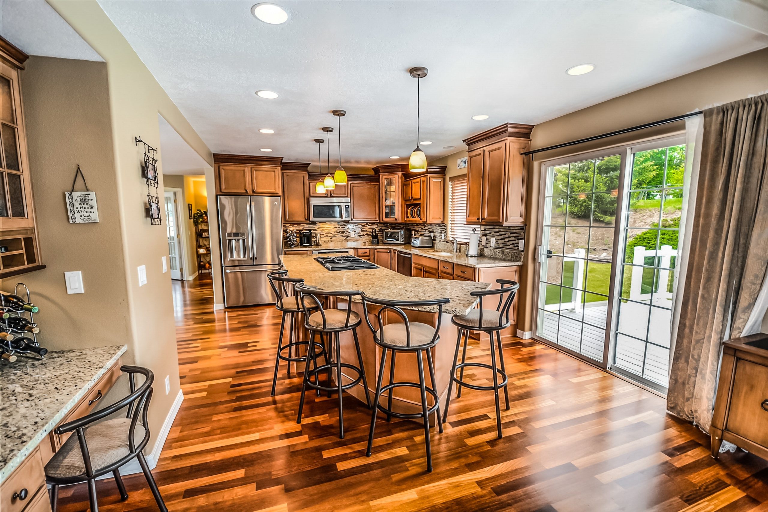 Professionally installed flooring by Bullet General Contracting